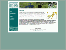 Tablet Screenshot of northernbioscience.com